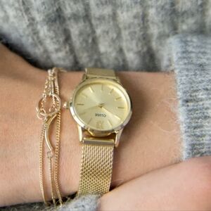 CLUSE Gold Mesh Watch